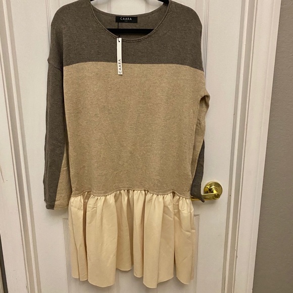 Caara Colorblock Shift Dress Small NWT New - Picture 3 of 3